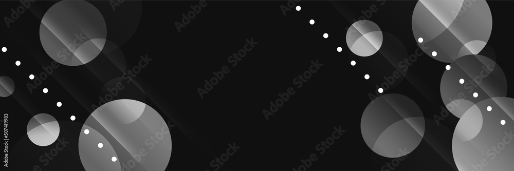 Black abstract banner background Black abstract banner background
