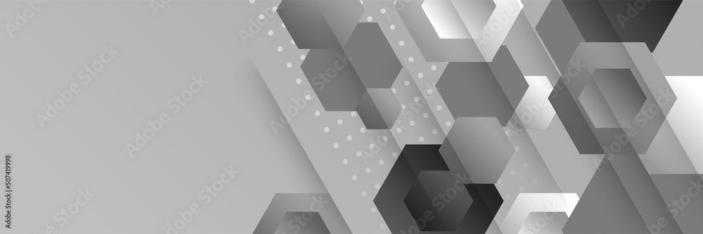 Fototapeta premium Black abstract banner background