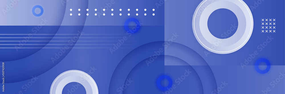 Obraz premium Blue abstract banner background