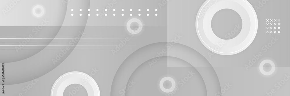 Obraz premium White banner background