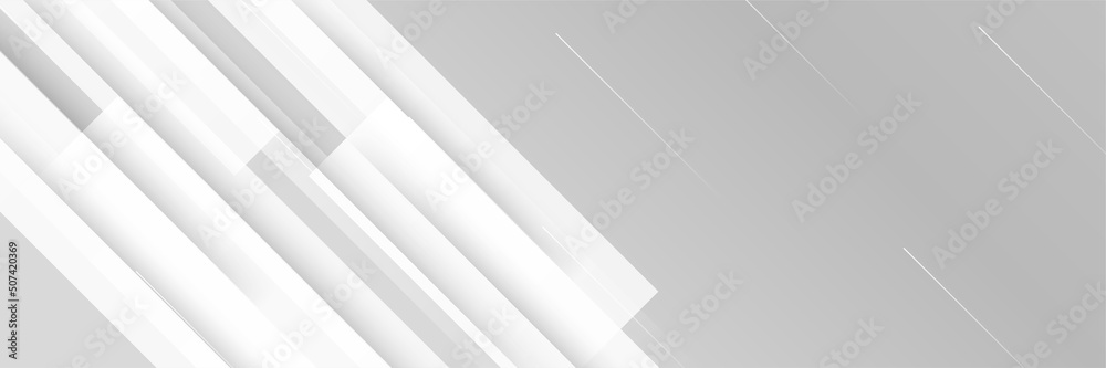 Obraz premium White banner background