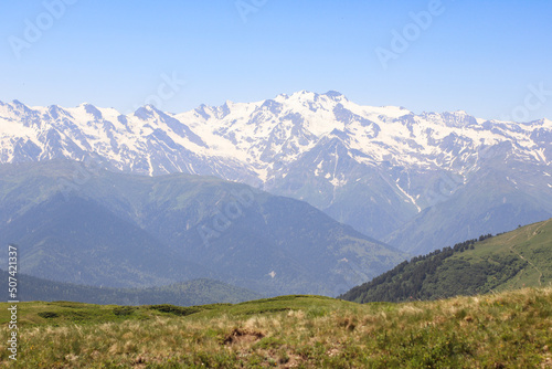 Mountains of Upper Svaneti  georgia