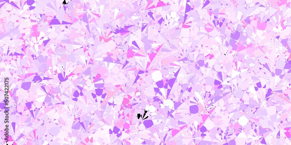 Dark Purple, Pink vector template with triangle shapes. Dark Purple, Pink vector template with triangle shapes.