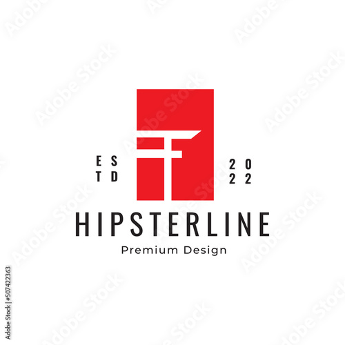 japanese gate logo design vector graphic icon symbol illustration