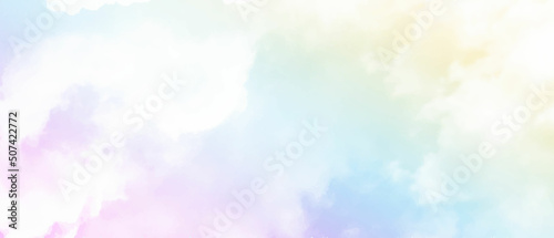 Miękkie pochmurne to pastelowe gradienty, abstrakcyjne tło nieba w słodkim kolorze.
