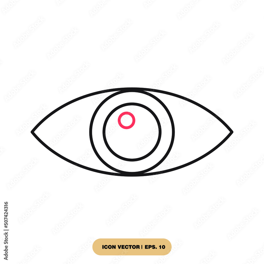 eye icons symbol vector elements for infographic web eye icons symbol vector elements for infographic web