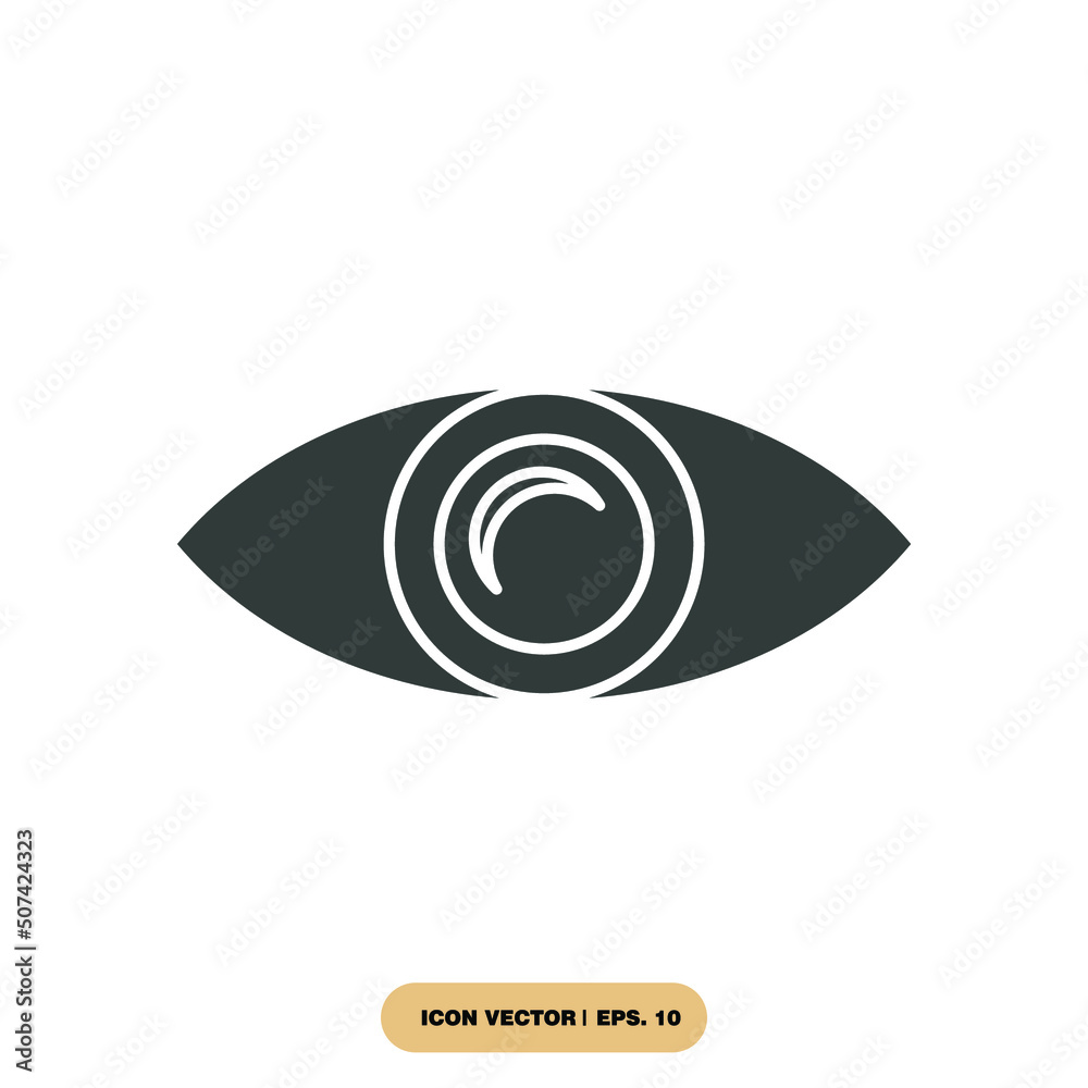 eye icons  symbol vector elements for infographic web