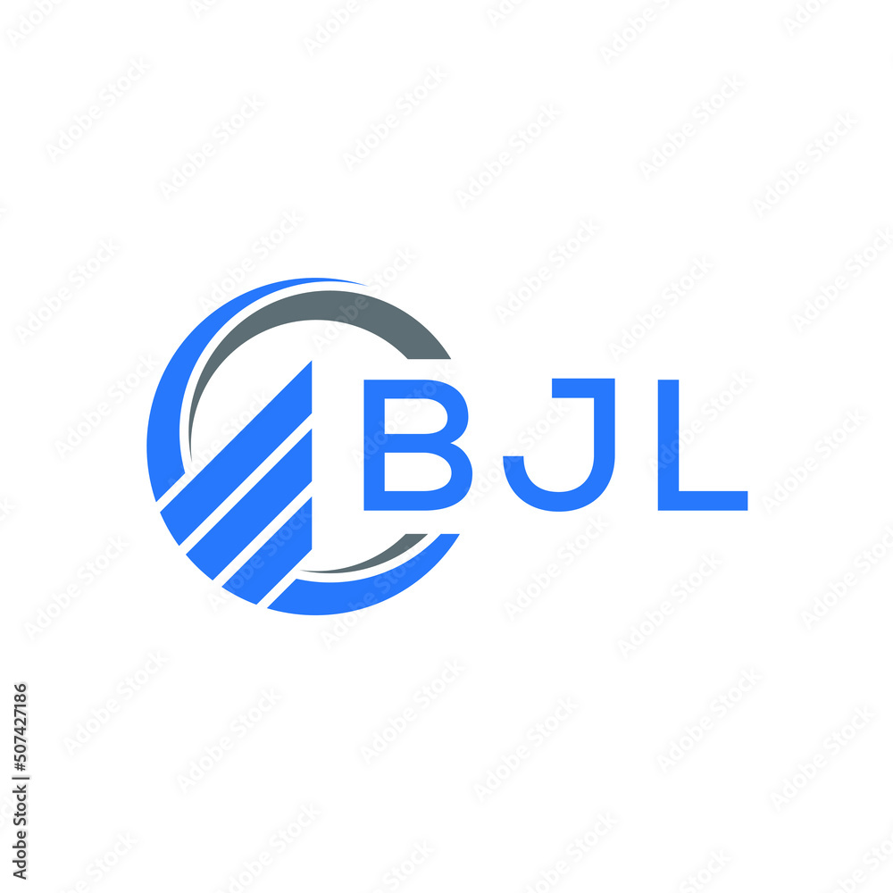 BJL Flat accounting logo design on white background. BJL creative initials Growth graph letter logo concept. BJL business finance logo design. BJL Flat accounting logo design on white background. BJL creative initials Growth graph letter logo concept. BJL business finance logo design.