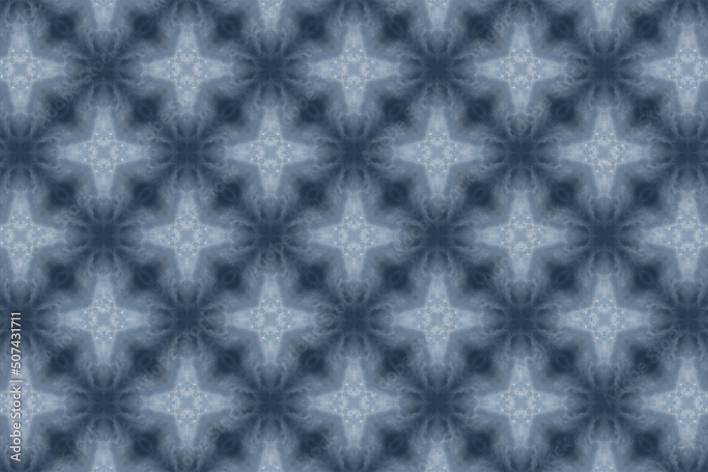 Fototapeta premium Unique background for wrappings paper, wallpaper, textile and surface design. Creative seamless pattern. Collage.