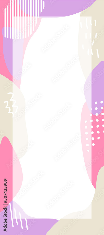 北欧風の一筆箋のイラスト 北欧風の一筆箋のイラスト