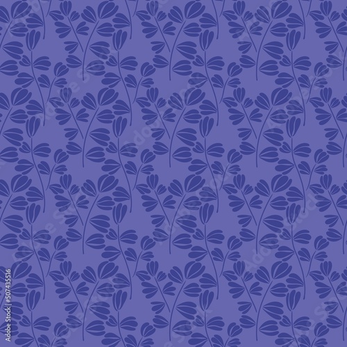 Summer floral seamless coloured leaves pattern for fabrics and packaging and linens and kids and wrapping paper