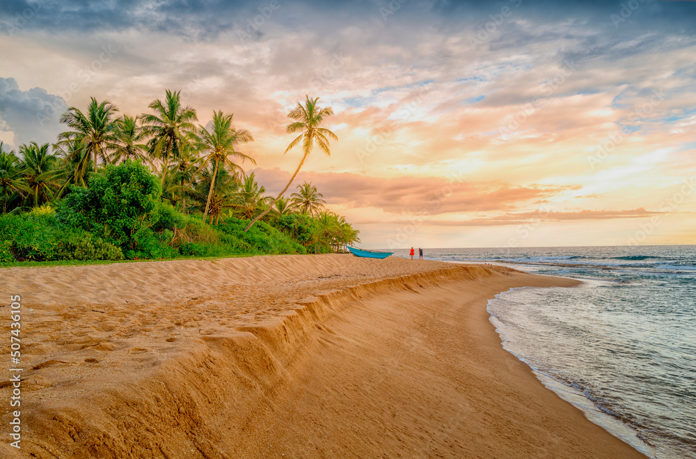 Sunset in Tangalle, Sri Lanka
