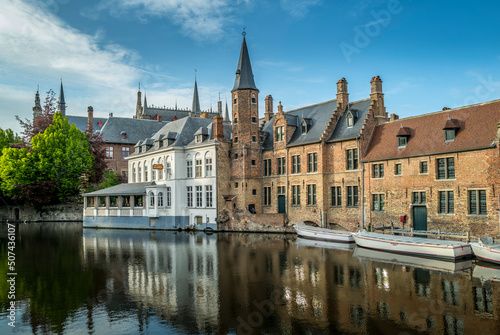 The Rozenhoedkaai district of Bruges