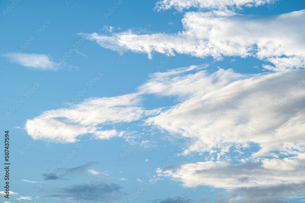 綺麗な青空と雲 綺麗な青空と雲