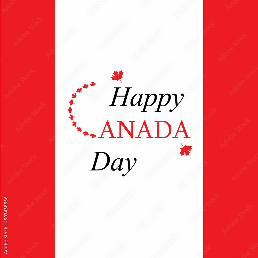 CANADA DAY VECTOR ICON BACKGROUND CANADA DAY VECTOR ICON BACKGROUND