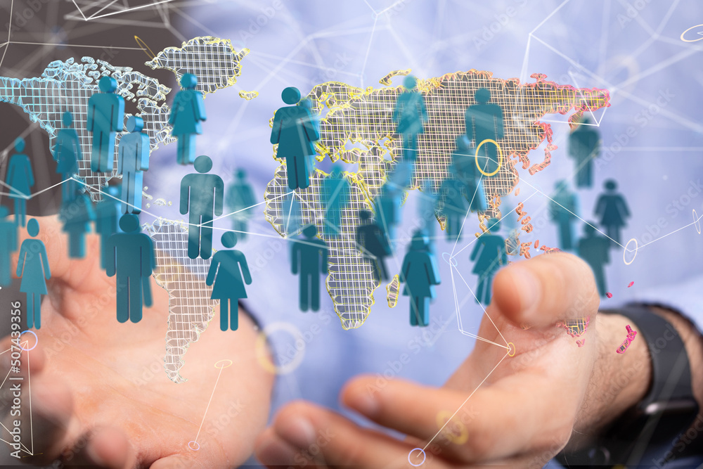 Structure of world economy, communication network global Structure of world economy, communication network global
