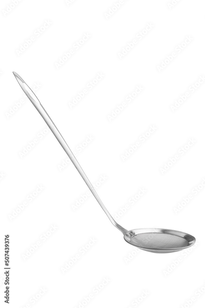 Stainless colander isolated on White Stainless colander isolated on White
