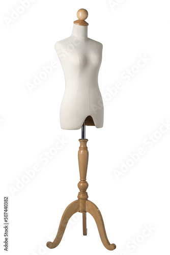 Taylor mannequin on white background