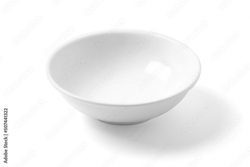 White bowl isolated on a white White bowl isolated on a white
