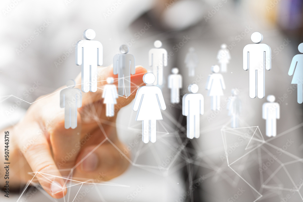 Global network. Blockchain. 3D illustration. Neural networks and artificial intelligence. Abstract Global network. Blockchain. 3D illustration. Neural networks and artificial intelligence. Abstract