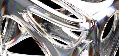 Abstract fluid gradient shape flowing © vegefox.com