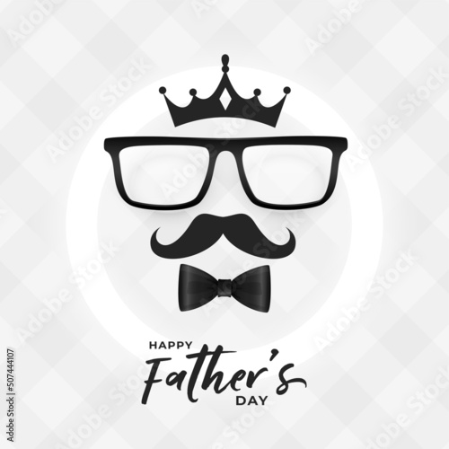 happy father's day creative background design