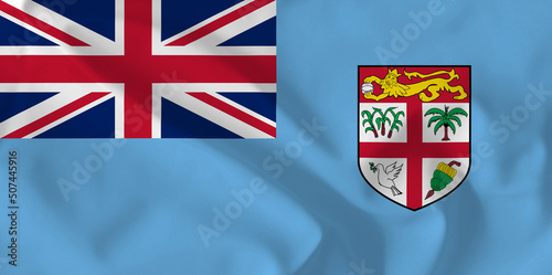 Flag of Fiji. State, national Flag of Fiji.