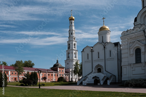 Nikolo-Ugreshsky monastery on sunny summer day. Dzerzhinsky, Moscow Oblast, Russia. photo