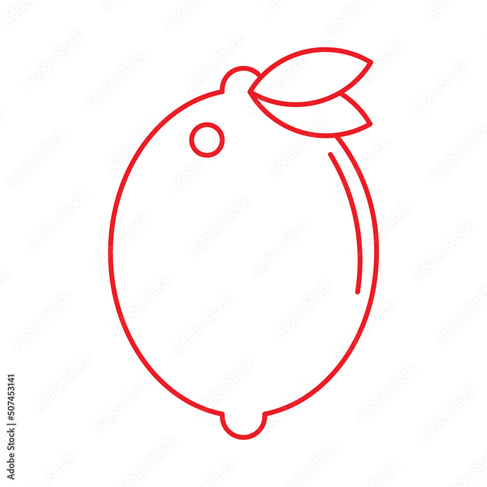 Obraz premium food and fruit icon