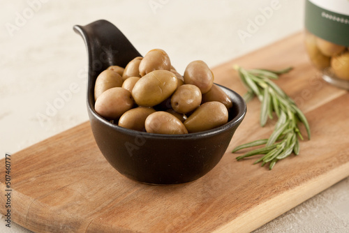 fresh green olive