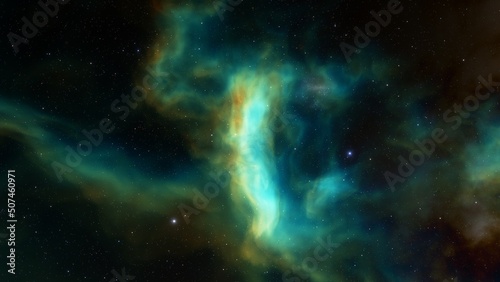 bright nebula, nebula in space, majestic red-purple nebula, beautiful space background 3D render