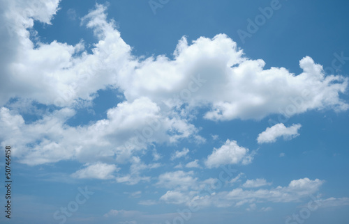 blue sky background with clouds .