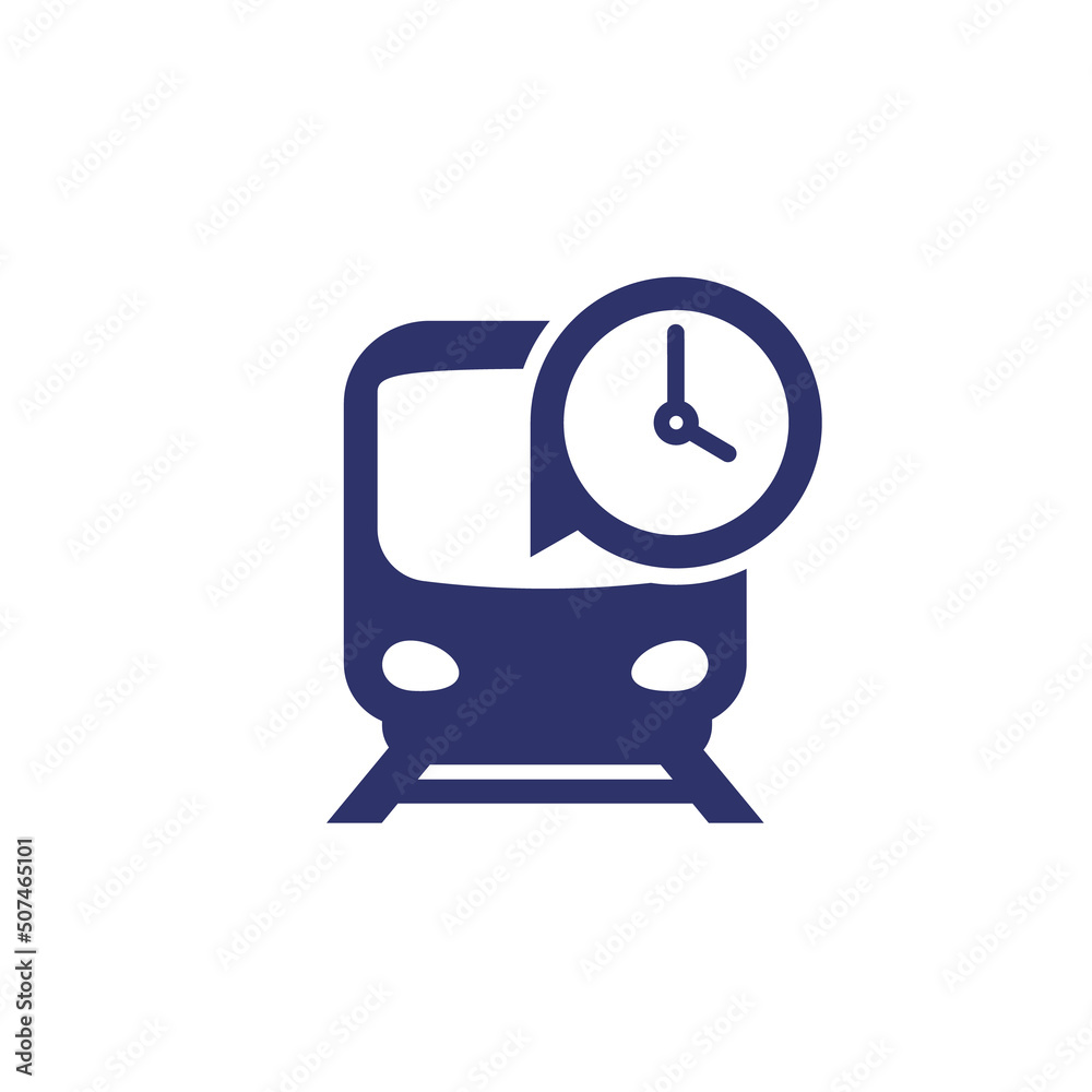 train arrival time or subway schedule icon train arrival time or subway schedule icon
