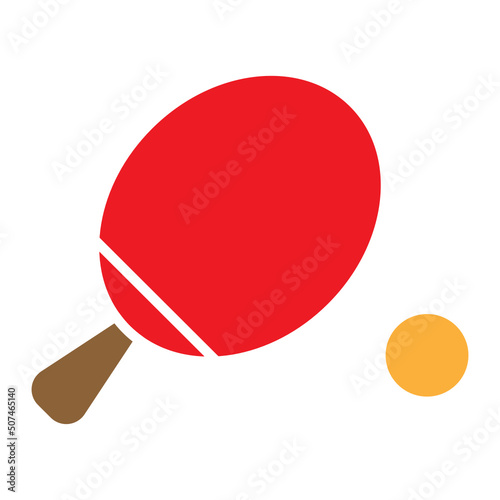 table tennis paddle icon