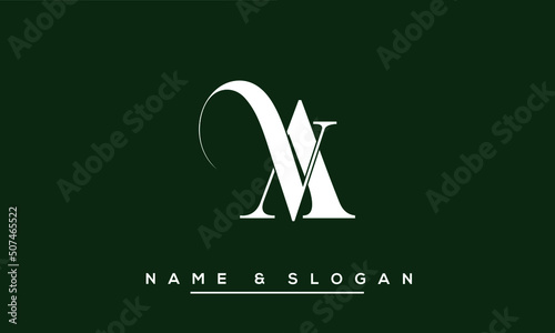 VA,  AV,  V,  A   Abstract  Letters  Logo  Monogram
