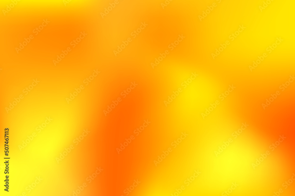 Soft background in autumnal hues. Beautiful and juicy colors with soft gradient colors for posters, banners, postcards and backgrounds. Iridescent orange and yellow colors. Vector illustration