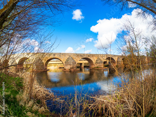 Puente romano de Lerma sobre el río Arlanza photo