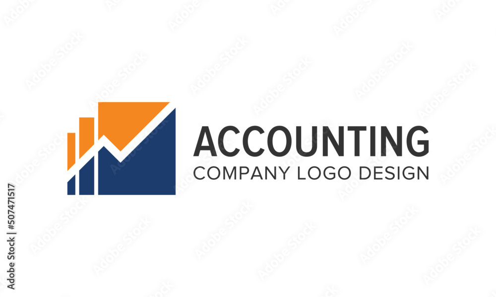 book with graphic for accounting stock market analytic logo design template book with graphic for accounting stock market analytic logo design template