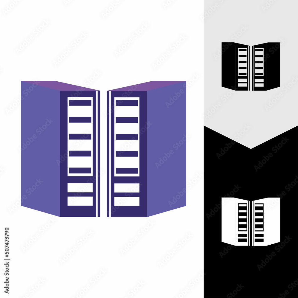 Binder simple. Office folder icon vector Binder simple. Office folder icon vector