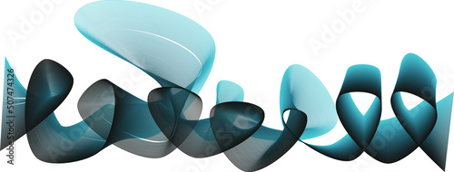 Abstract waves graphic line sonic or sound wave vector image