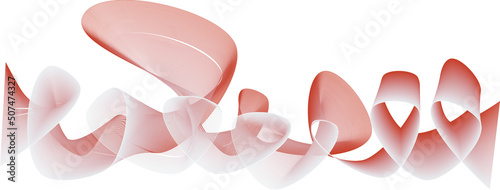 Abstract waves graphic line sonic or sound wave vector image