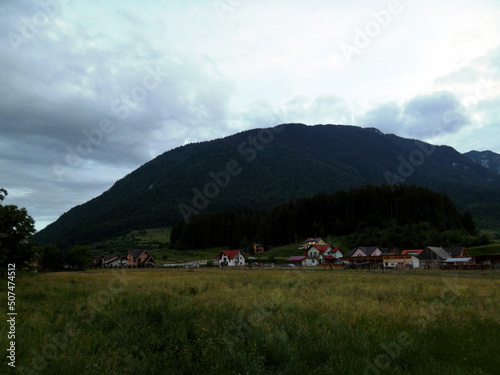 Piatra Craiului Mountains - view from Zarnesti