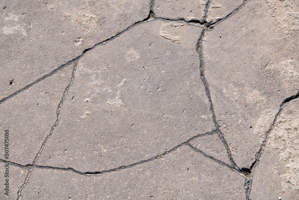 Fototapeta premium Cracked ground texture