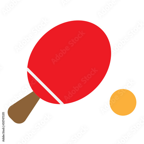 table tennis paddle icon