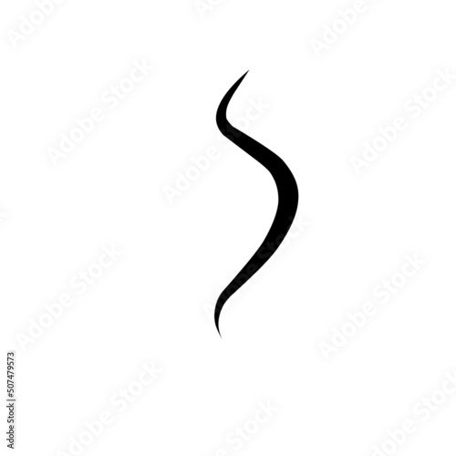 Smells line icon set, smells or fumes, Coffee, tea,hot aroma,smoke