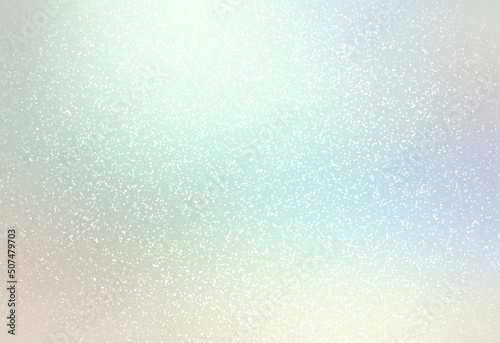 Pearlescent shimmer frosted glass background. Light blue blank sanded textured backdrop.