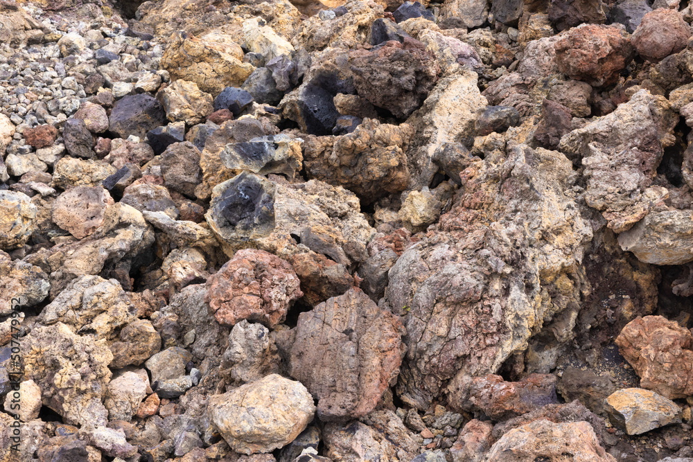 Colorful background volcanic rock near Teneguia. Volkan, La Palma Island Colorful background volcanic rock near Teneguia. Volkan, La Palma Island