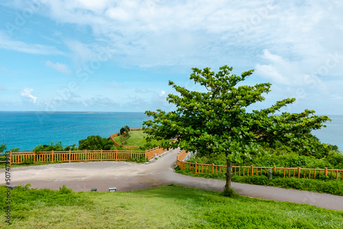A view of the seaside park in Okinawa