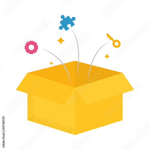 creativity box icon