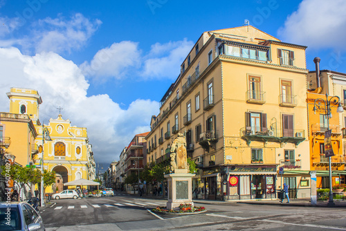 Piazza Tasso in the center of Sorrento photo